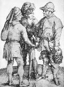 Albrecht Durer Three Peasants in Conversation oil painting artist